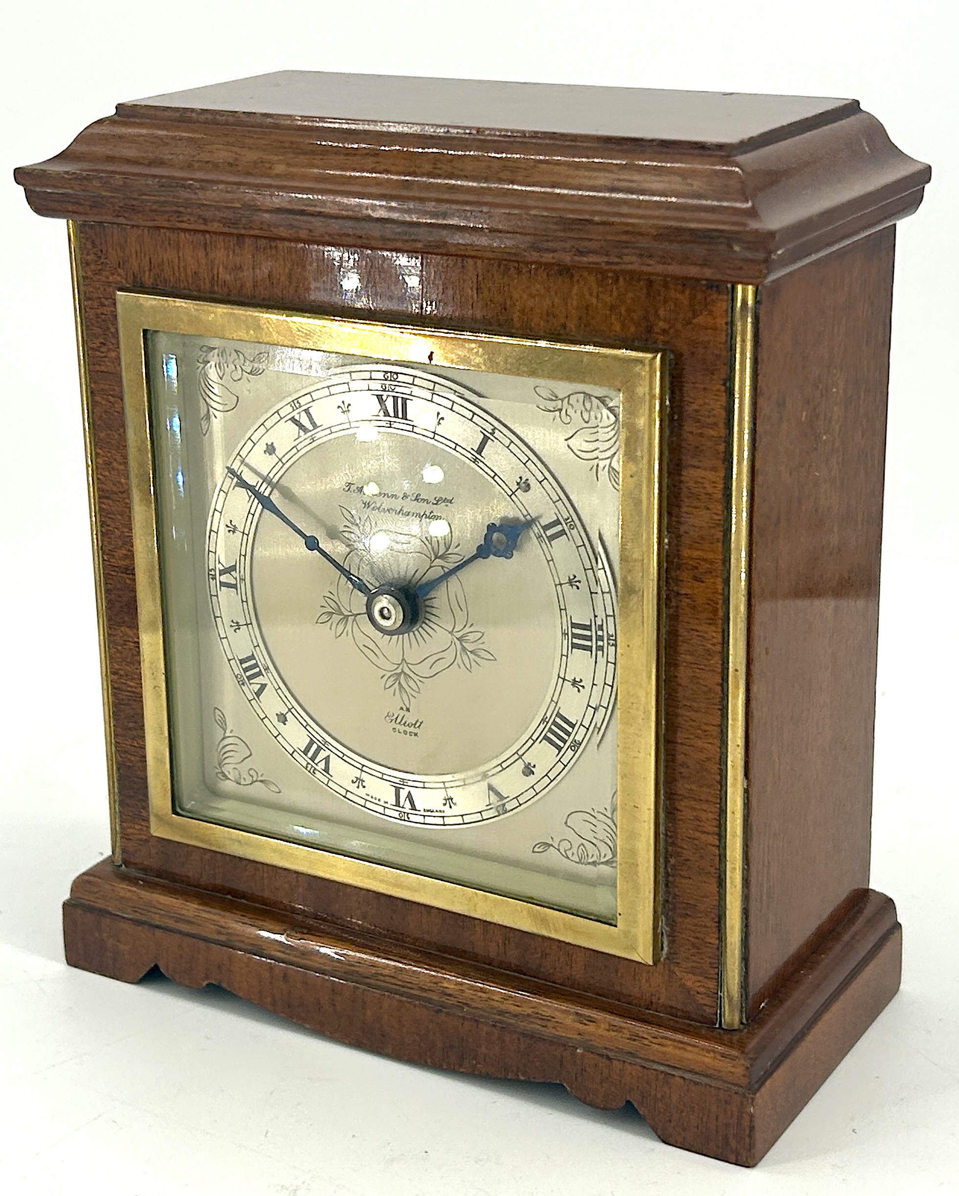 Elliot Mahogany Case Mantel Clock - Image 3